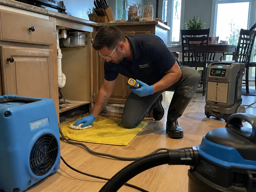 Appliance Leak Cleanup